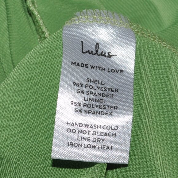 Lulu's Dress Size XL Spring Green Fit and Flare Sleeveless Casual Wedding Guest - Picture 4 of 5